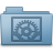 System Preferences Folder Blue Icon